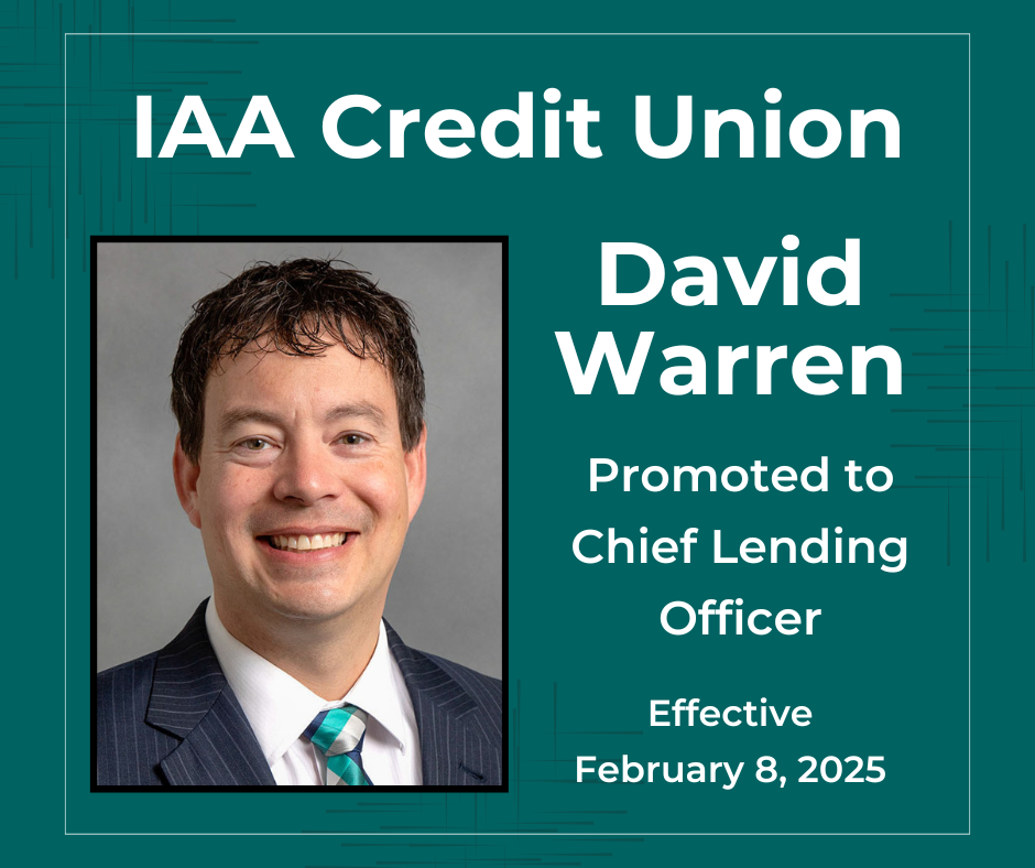 David Warren Promoted to Chief Lending Officer.