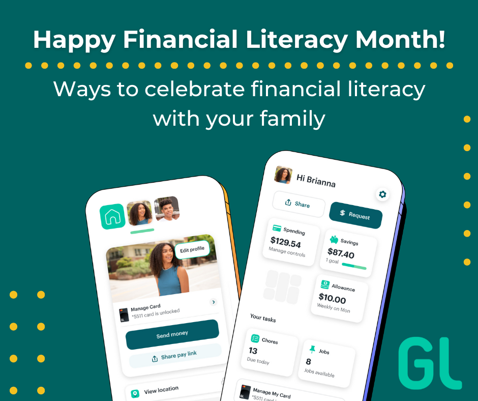 Happy Financial Literacy Month! Ways to celebrate financial literacy with your family.