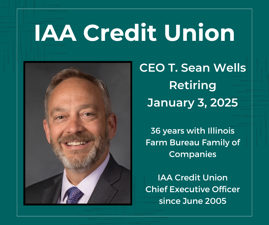 IAA Credit Union CEO T. Sean Wells Retirement